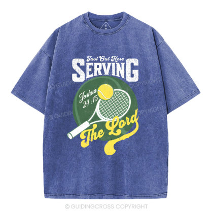 Just Out Here Serving Washed T-Shirt