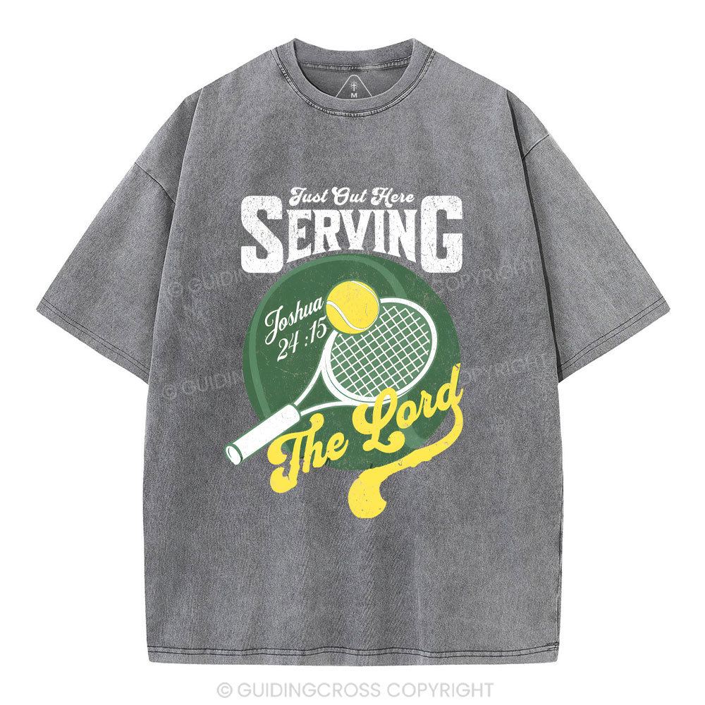 Just Out Here Serving Washed T-Shirt