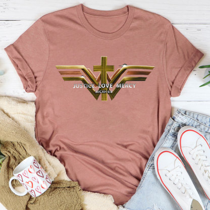 Justice Love Mercy Christian T-Shirt
