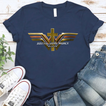 Justice Love Mercy Christian T-Shirt
