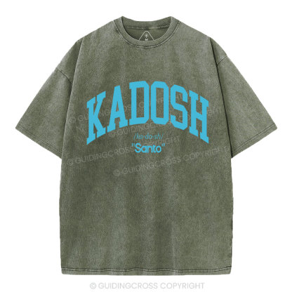 KADOSH Christian Washed T-Shirt