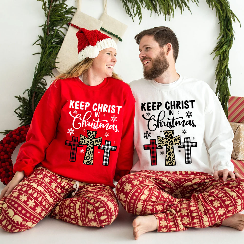 Keep Christ In Christmas Christian Sweatshirt
