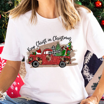Keep Christ In Christmas Christian T-Shirt