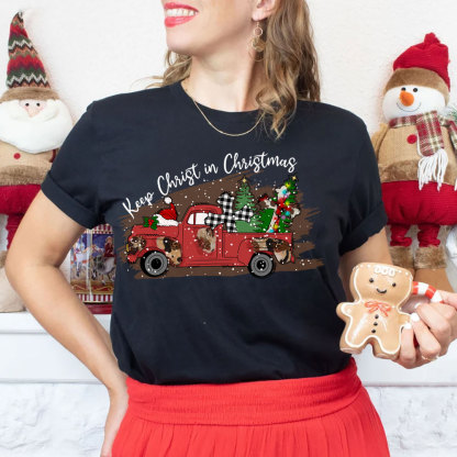 Keep Christ In Christmas Christian T-Shirt