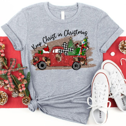 Keep Christ In Christmas Christian T-Shirt