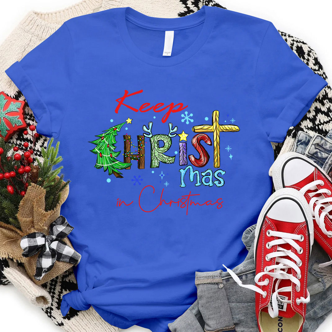 Keep Christ In Christmas Christian T-Shirt