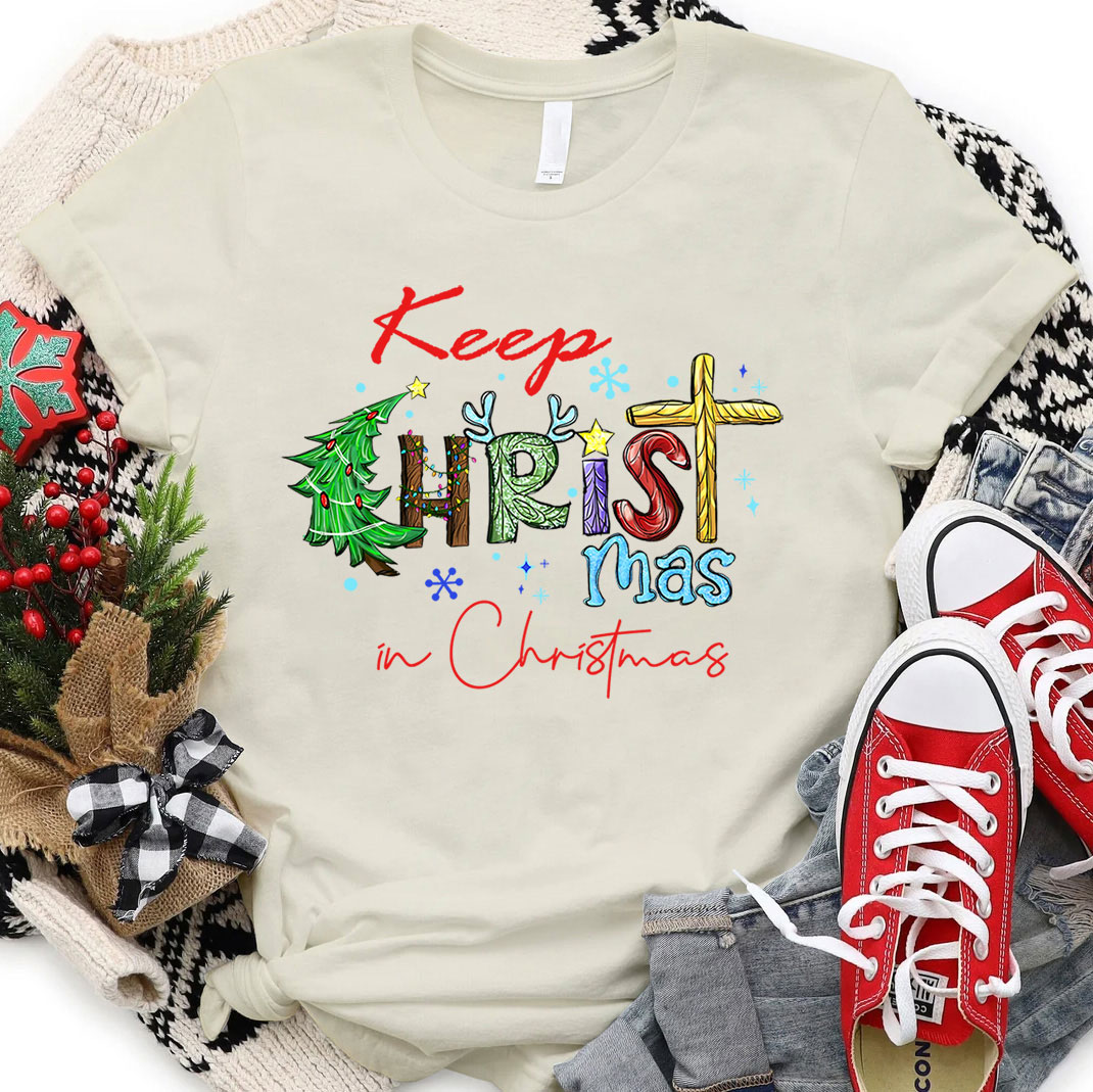 Keep Christ In Christmas Christian T-Shirt