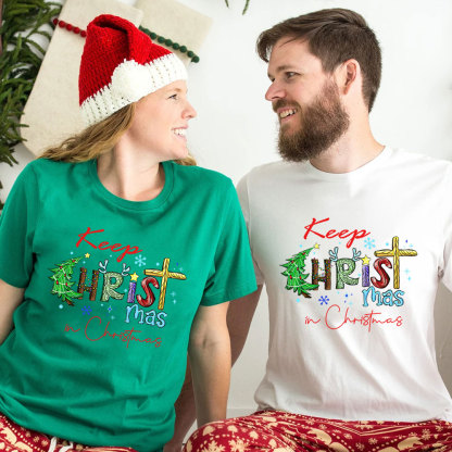 Keep Christ In Christmas Christian T-Shirt