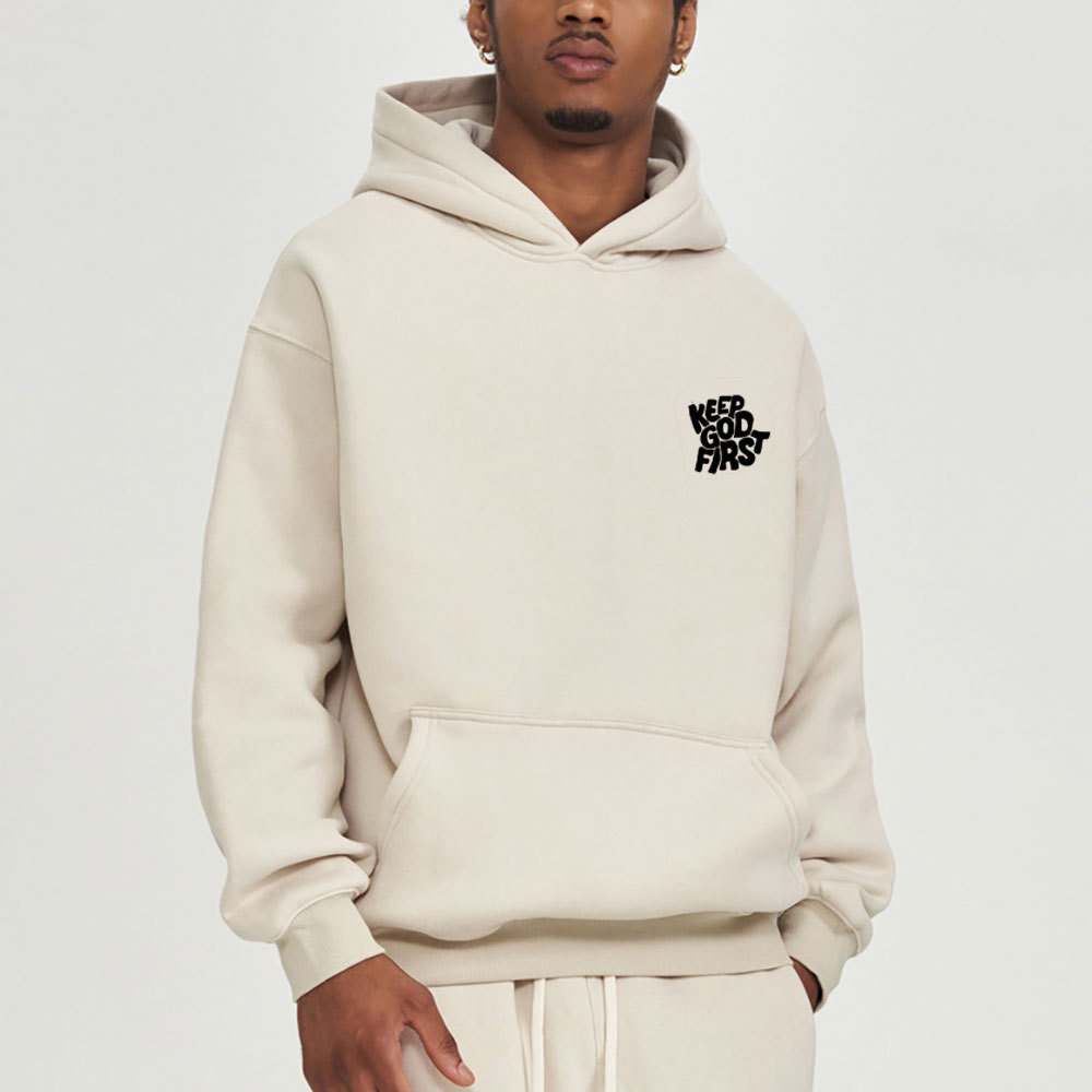 Keep God First Christian Premium Fleece Hoodie Set