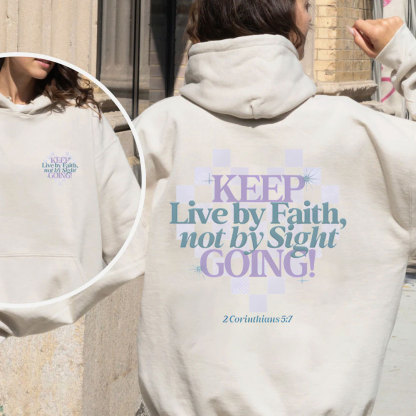 Keep Live By Faith Christian Fleece Hoodie Set