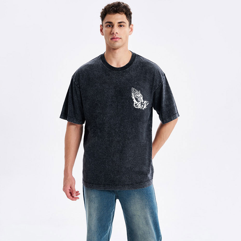 Keep Praying Christian Washed T-Shirt
