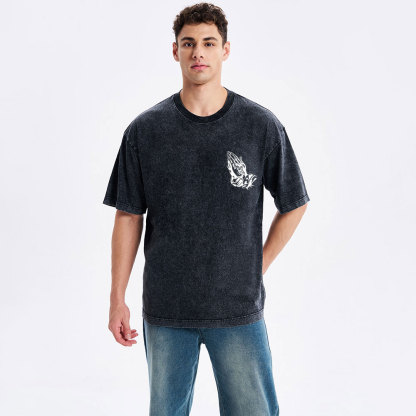 Keep Praying Christian Washed T-Shirt