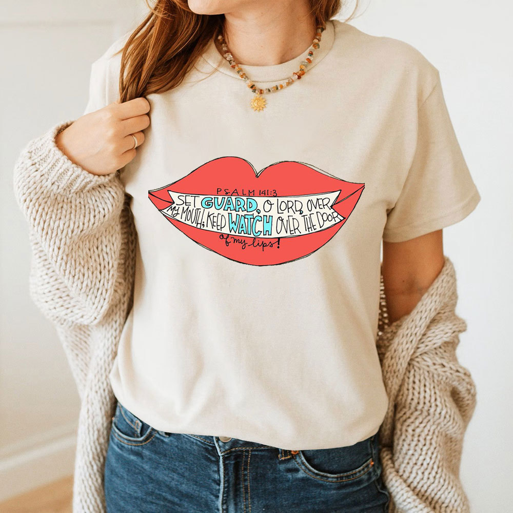 Keep Watch My Lips Christian T-Shirt