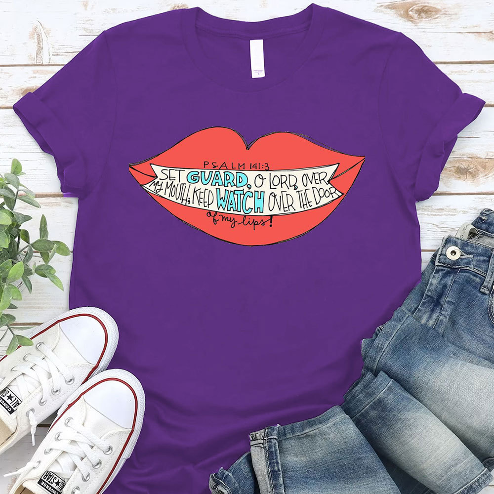 Keep Watch My Lips Christian T-Shirt