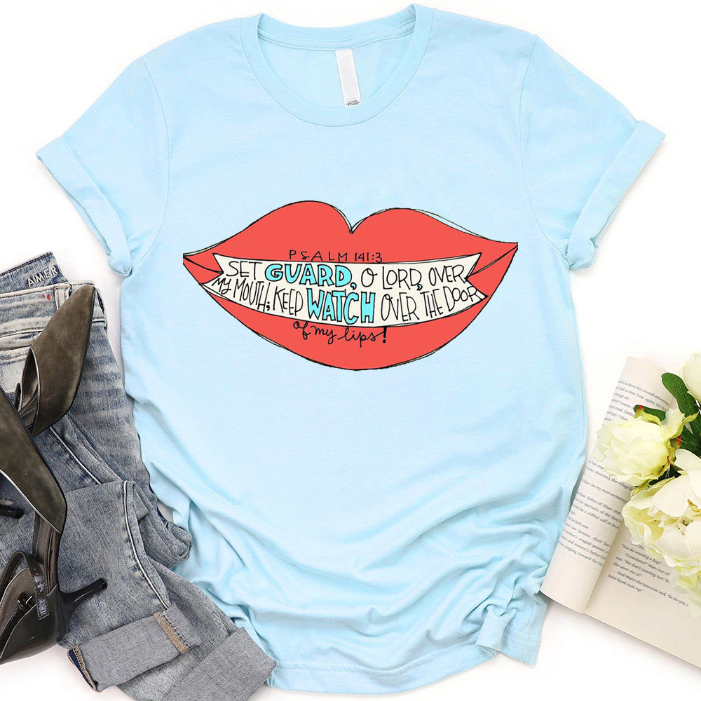 Keep Watch My Lips Christian T-Shirt