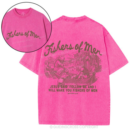 Fishers Of Men Christian Washed T-Shirt