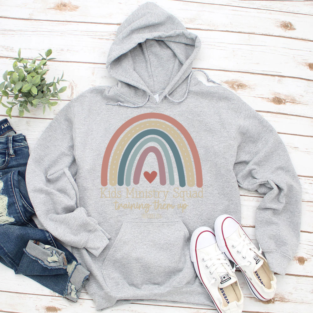 Kids Ministry Squad Training Them Up Christian Hoodie