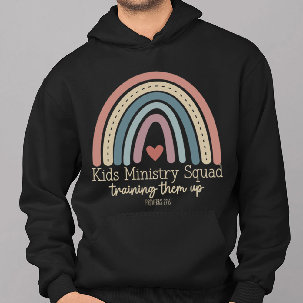 Kids Ministry Squad Training Them Up Christian Hoodie