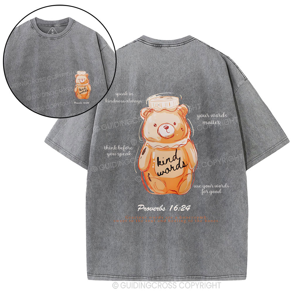 Kind Words  Christian Washed T-Shirt
