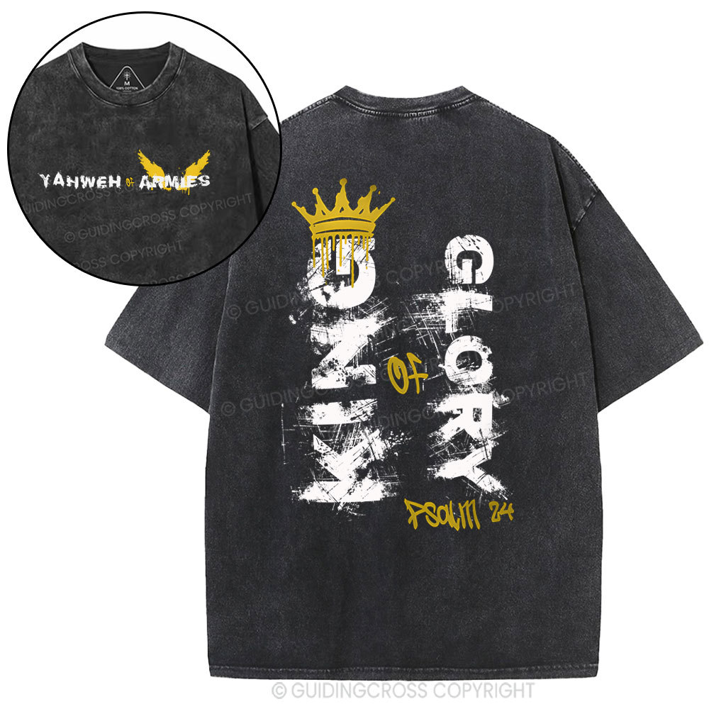 King Glory Christian Washed T-Shirt