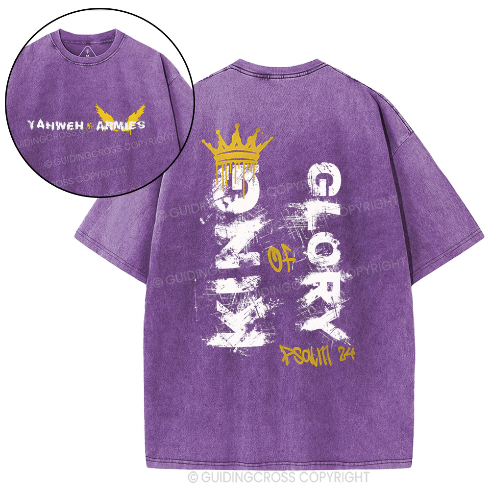 King Glory Christian Washed T-Shirt