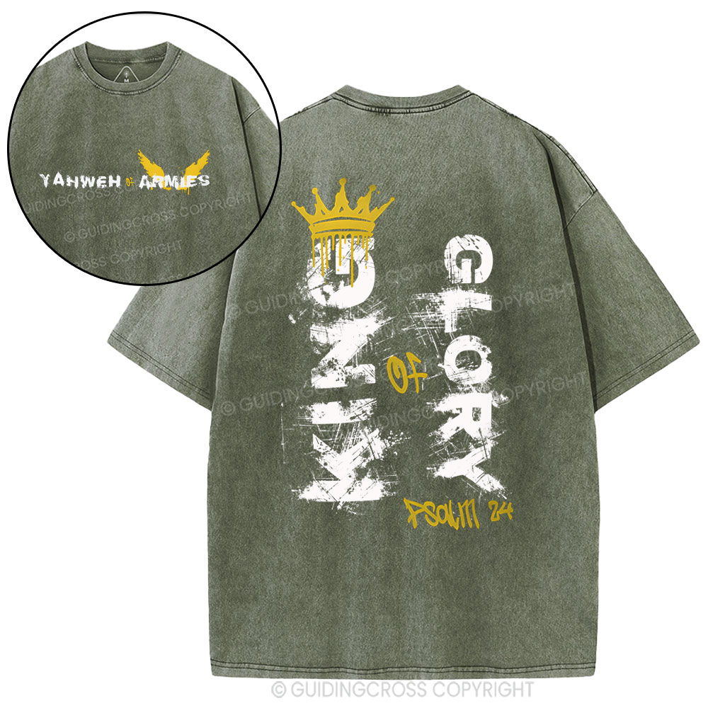 King Glory Christian Washed T-Shirt