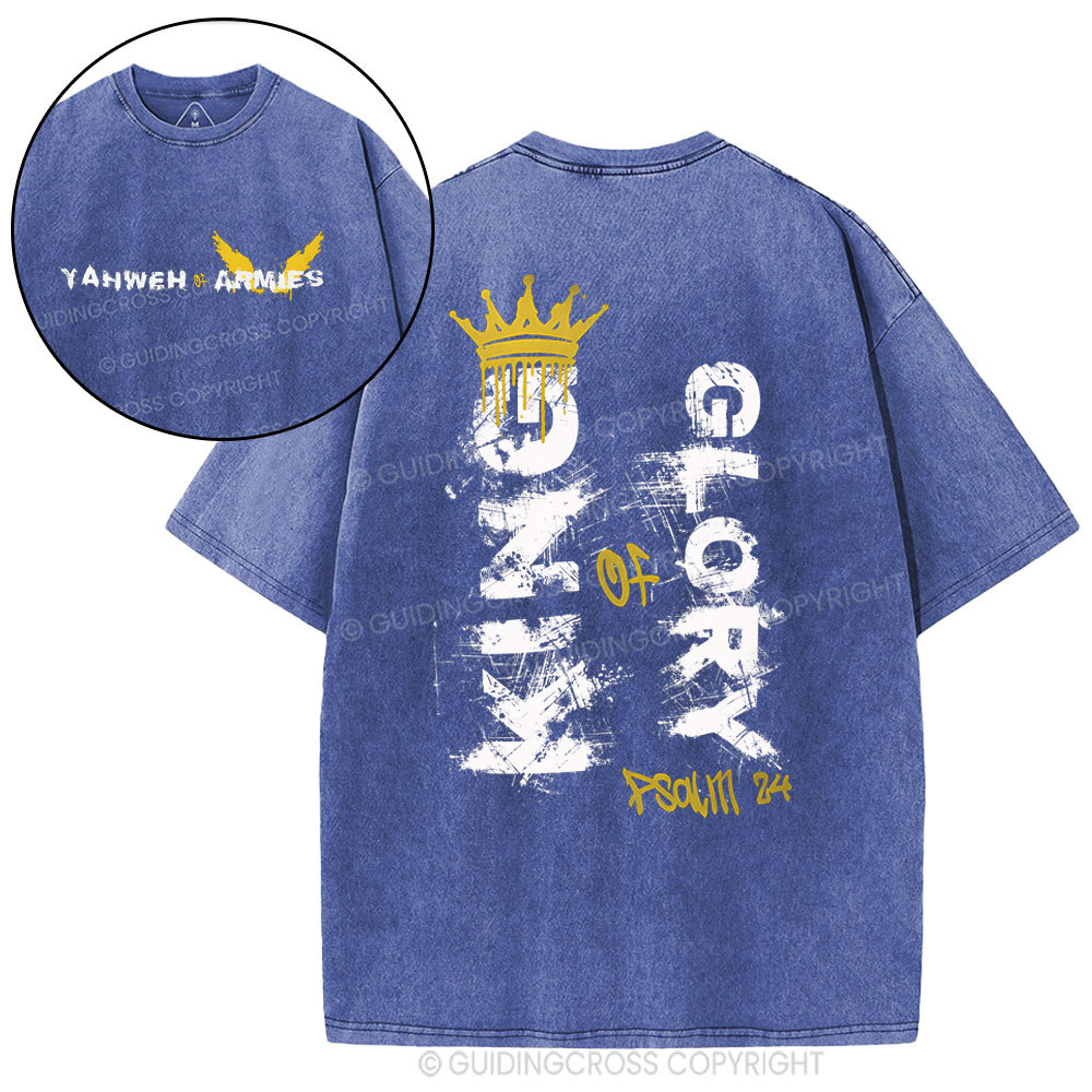 King Glory Christian Washed T-Shirt