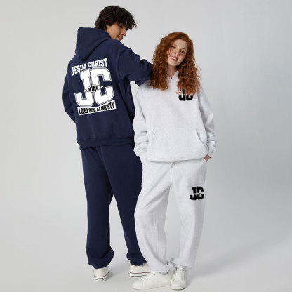 King Jesus Christ Christian Fleece Hoodie Set