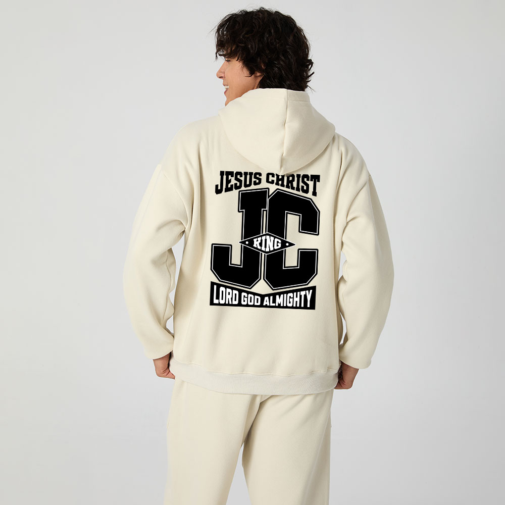 King Jesus Christ Christian Fleece Hoodie Set