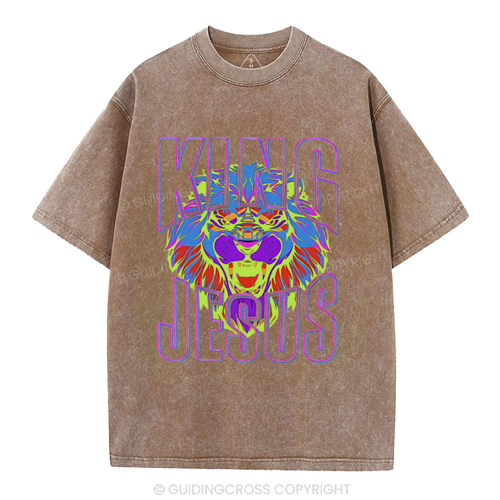 King Jesus Christian Washed T-Shirt