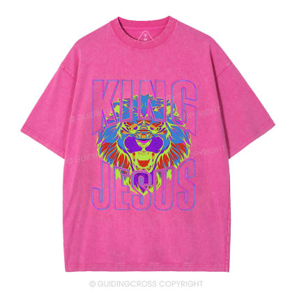 King Jesus Christian Washed T-Shirt