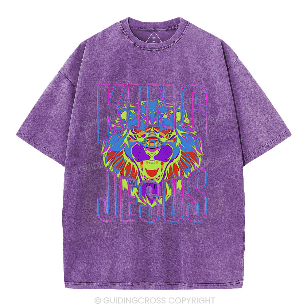 King Jesus Christian Washed T-Shirt