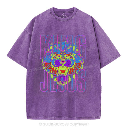 King Jesus Christian Washed T-Shirt