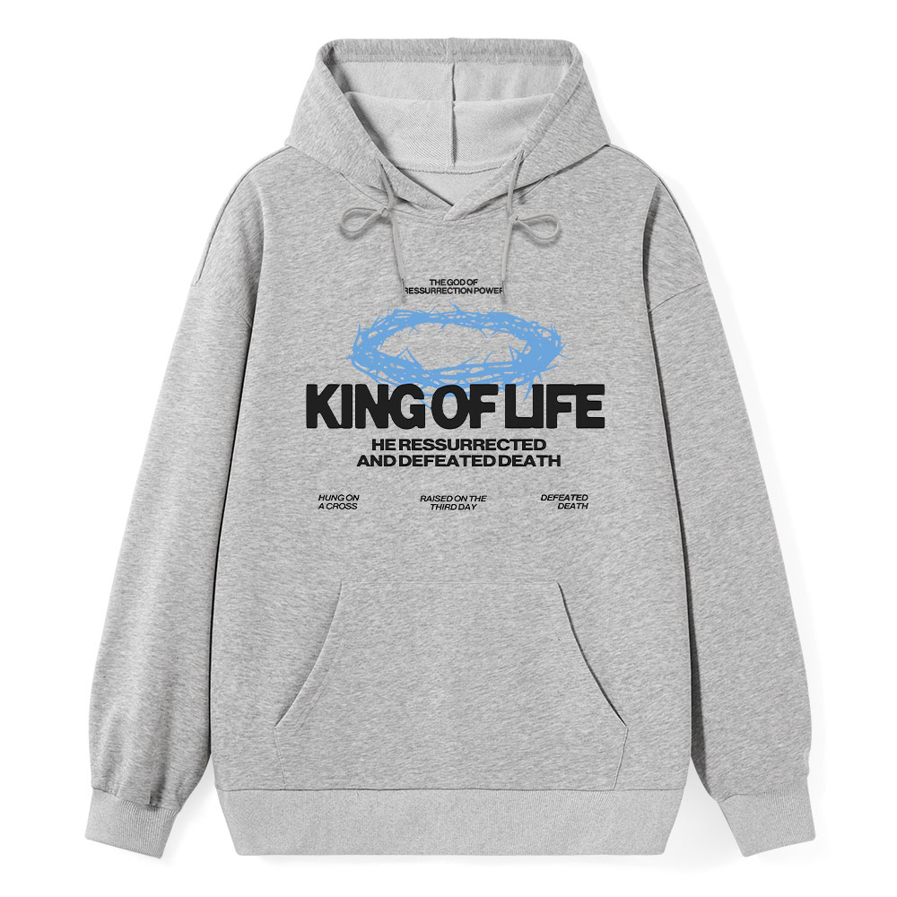 King OF Life Christian Classic Hoodie