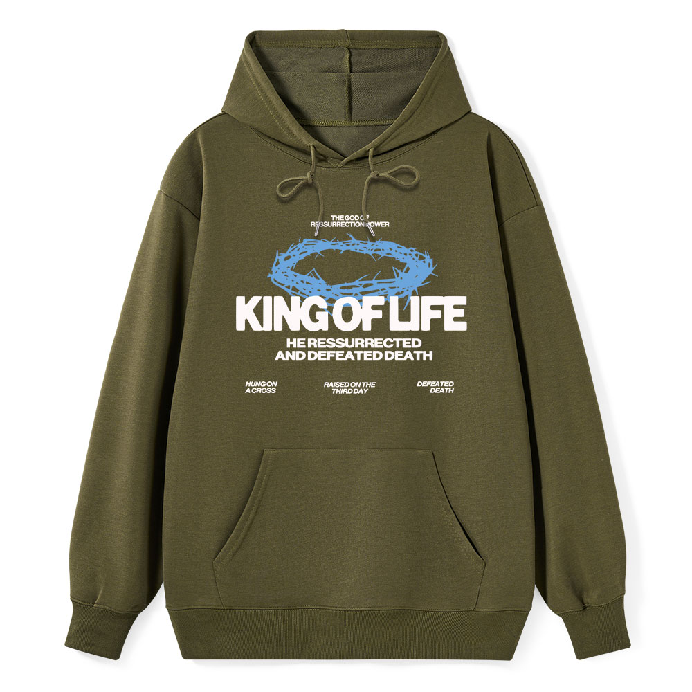 King OF Life Christian Classic Hoodie