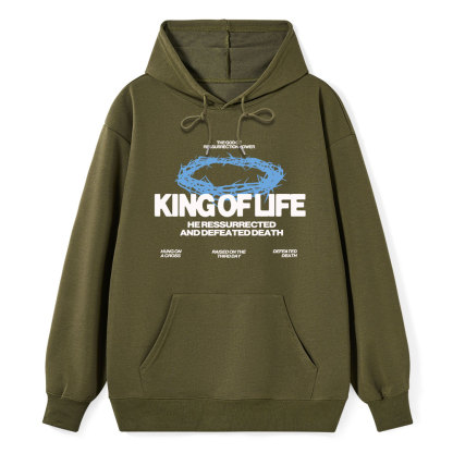 King OF Life Christian Classic Hoodie