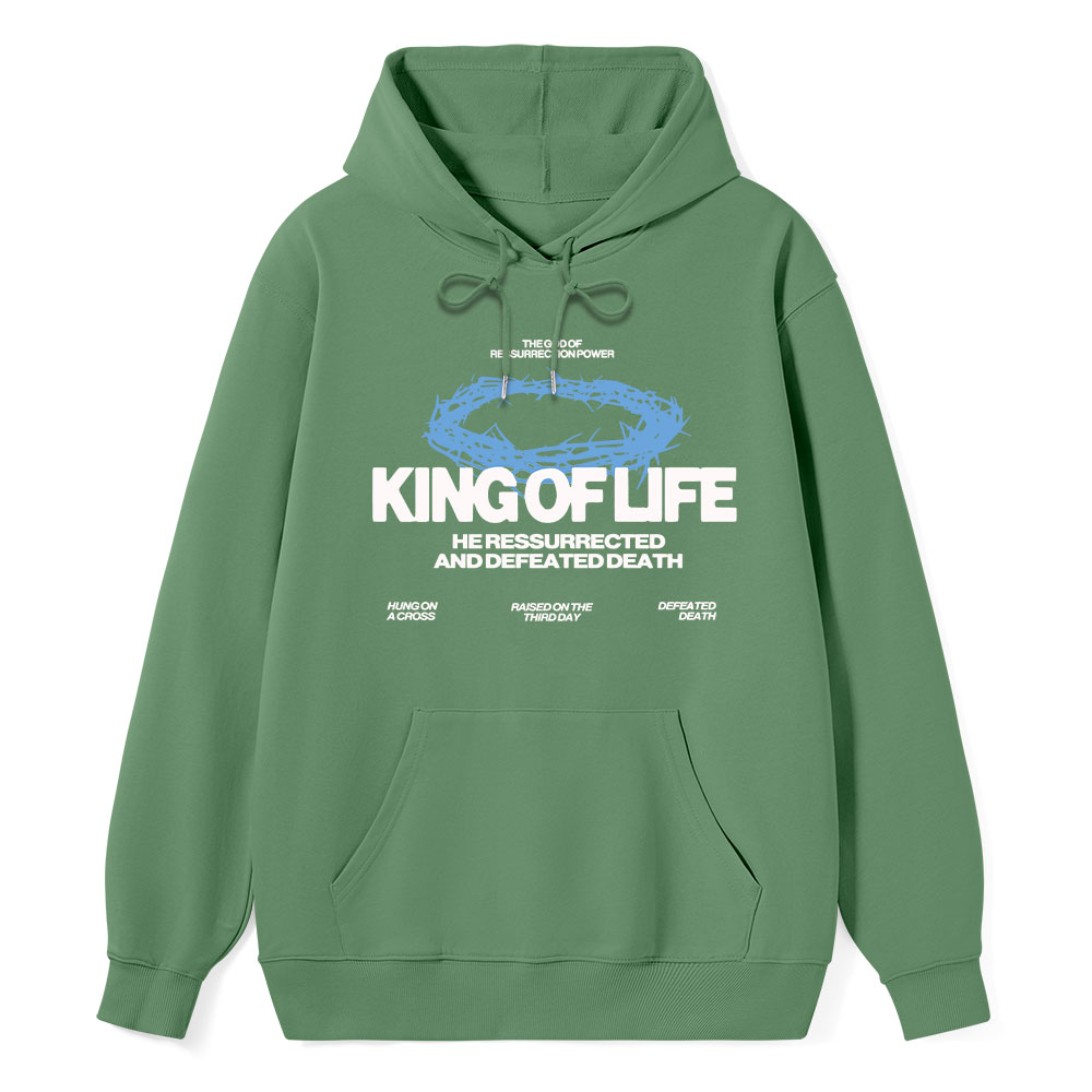 King OF Life Christian Classic Hoodie