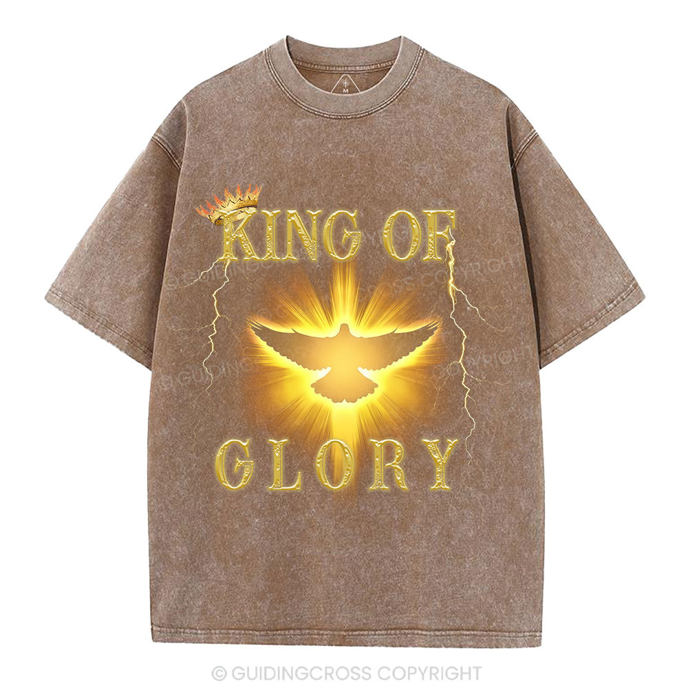 King Of Glory Christian Washed T-Shirt