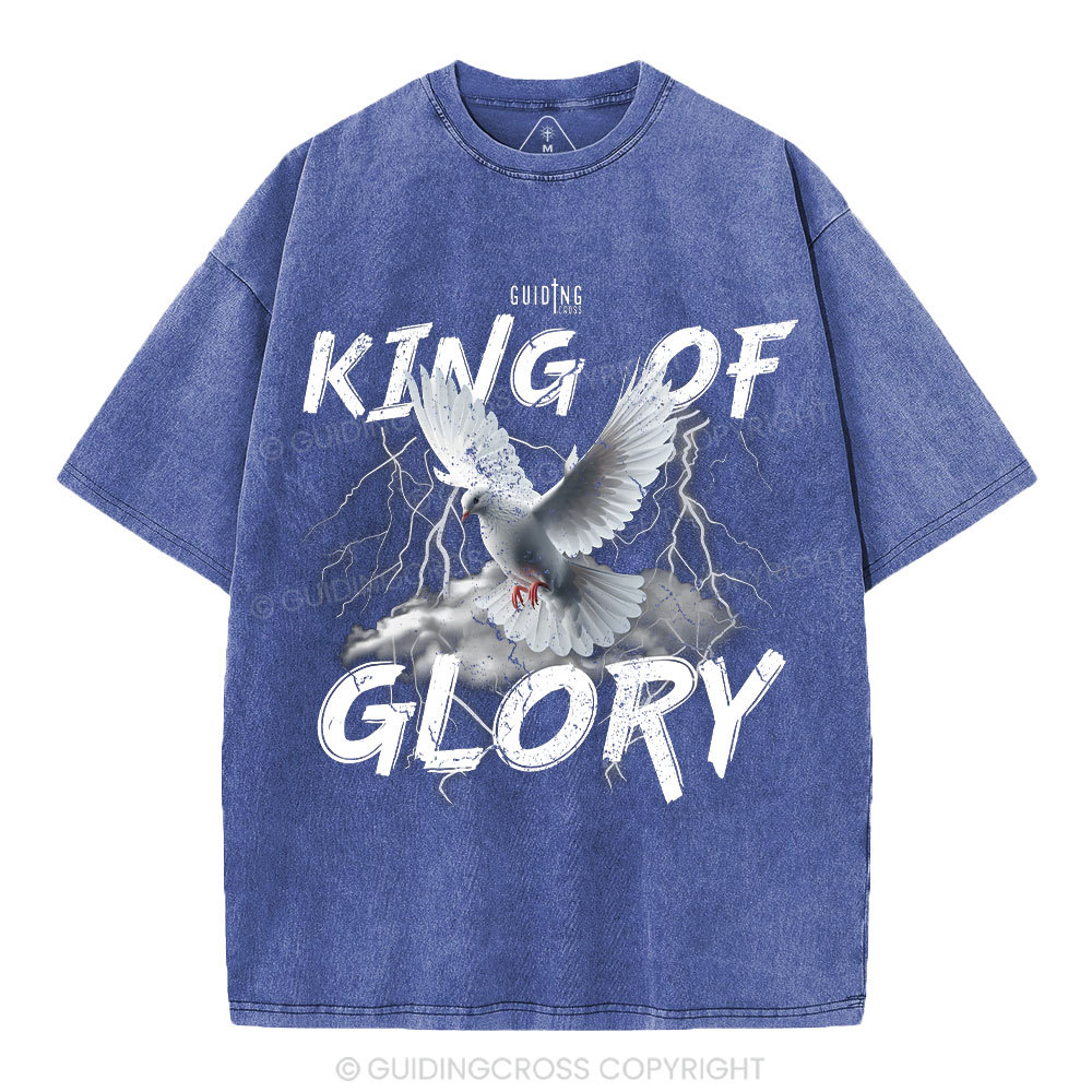 King Of Glory Christian Washed T-Shirt