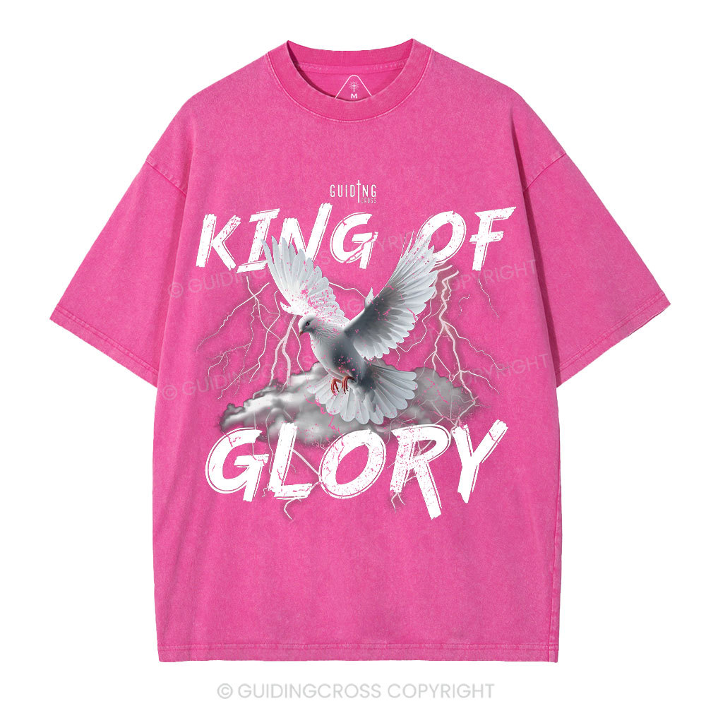 King Of Glory Christian Washed T-Shirt