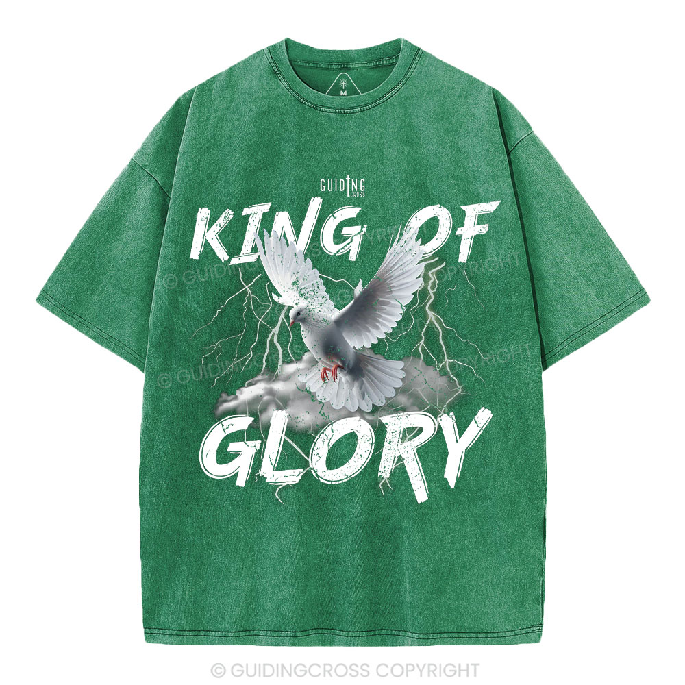 King Of Glory Christian Washed T-Shirt