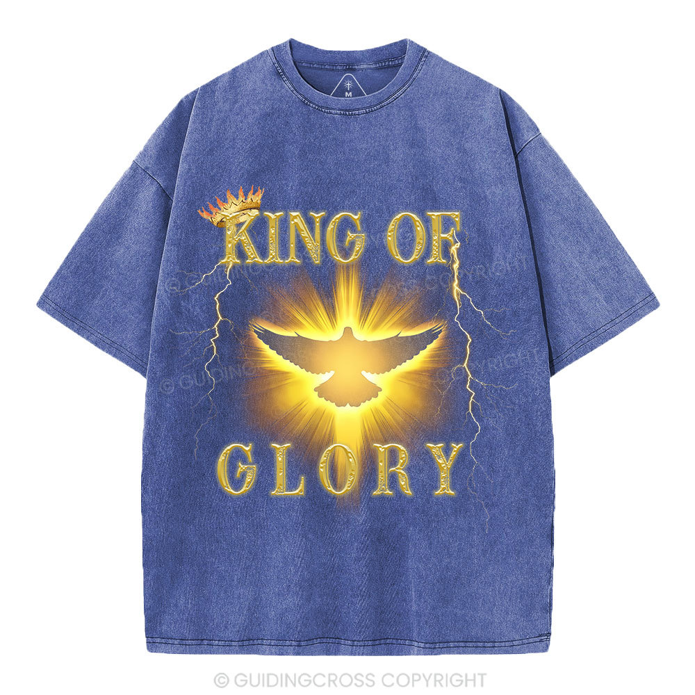 King Of Glory Christian Washed T-Shirt
