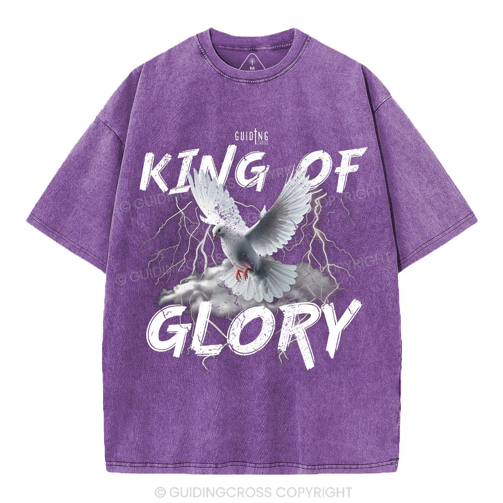 King Of Glory Christian Washed T-Shirt