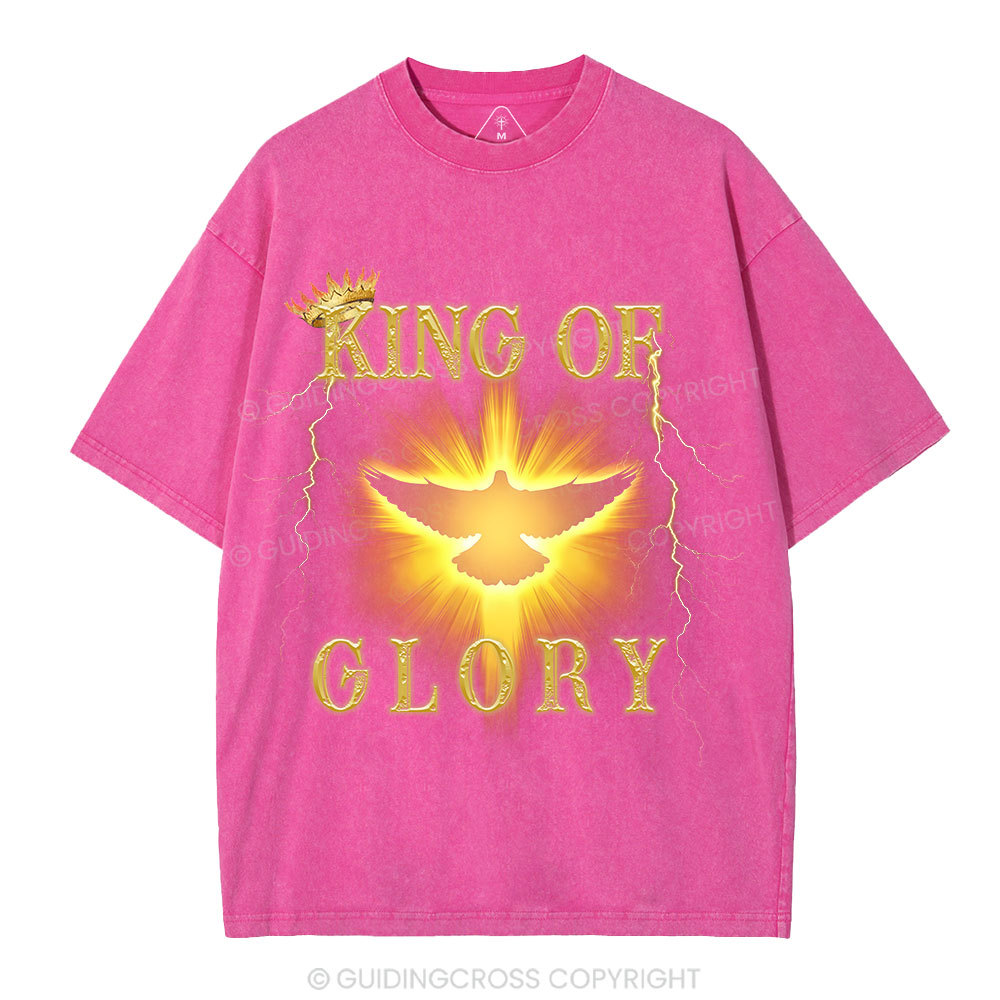 King Of Glory Christian Washed T-Shirt