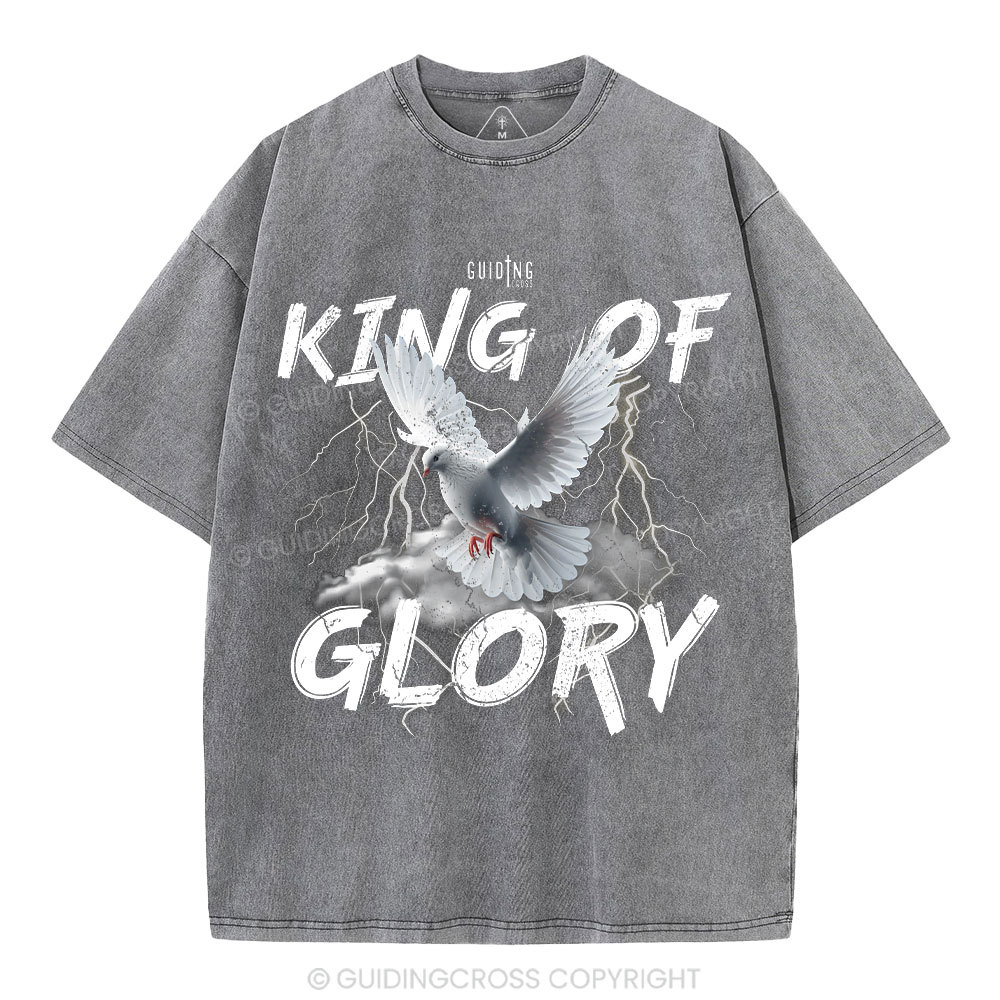 King Of Glory Christian Washed T-Shirt