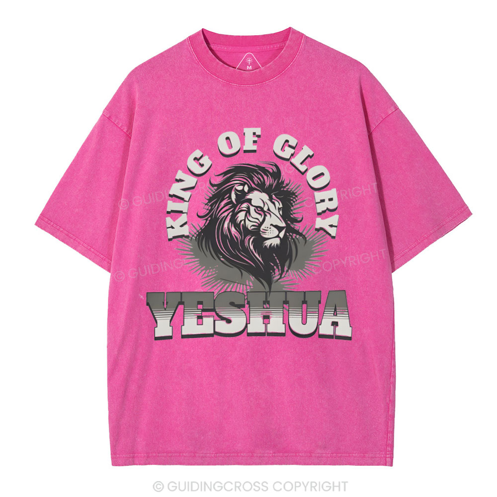 King Of Glory Christian Washed T-Shirt