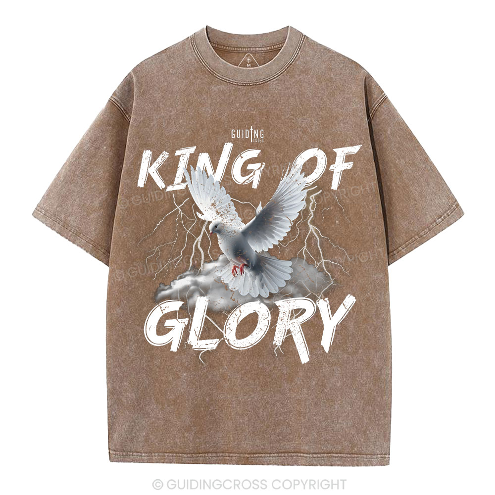 King Of Glory Christian Washed T-Shirt