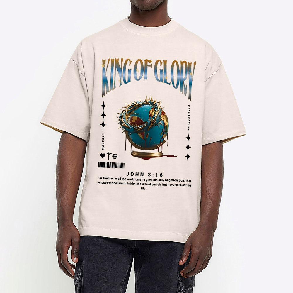 King Of Glory Christian Washed T-Shirt
