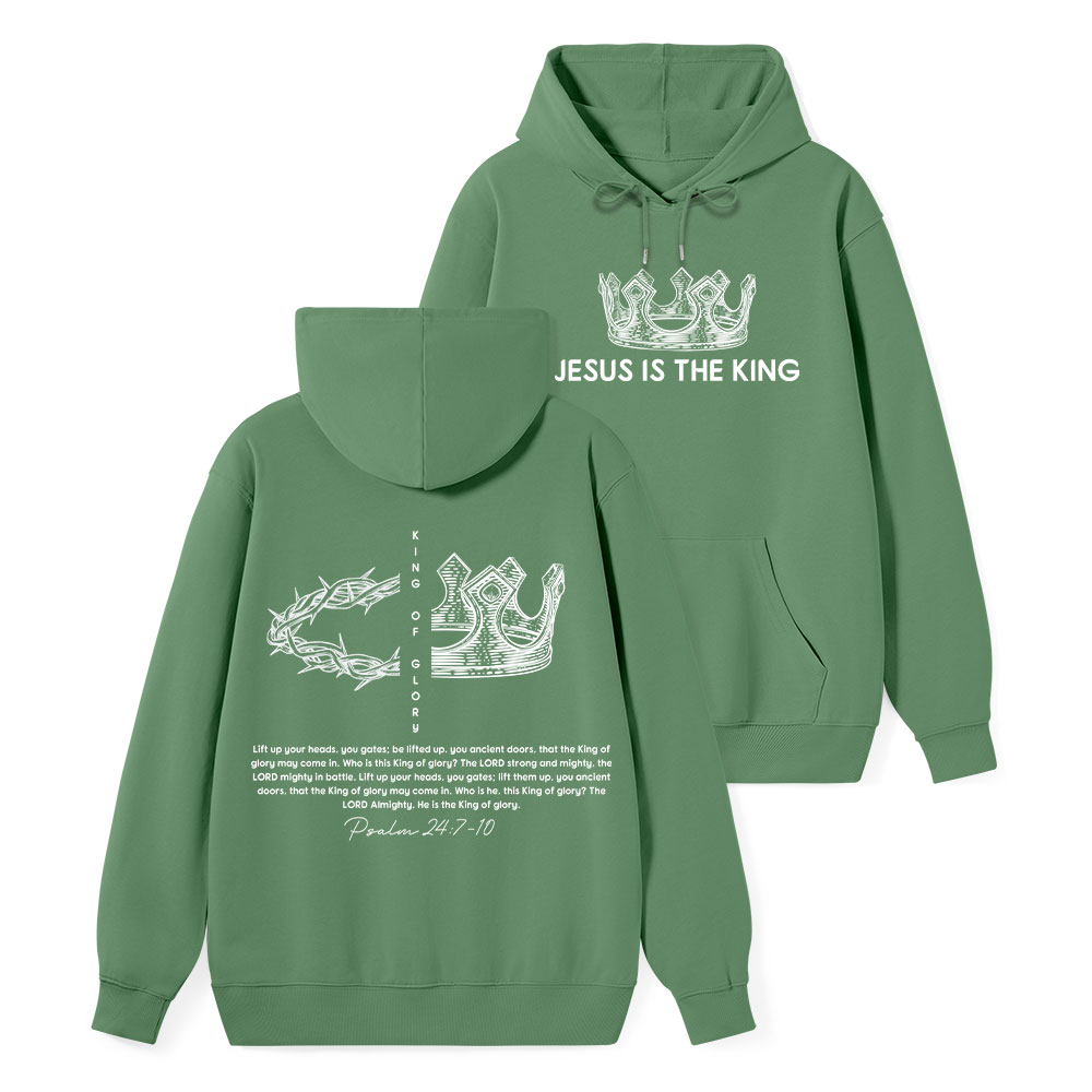King Of Glory Classic Christian Hoodie