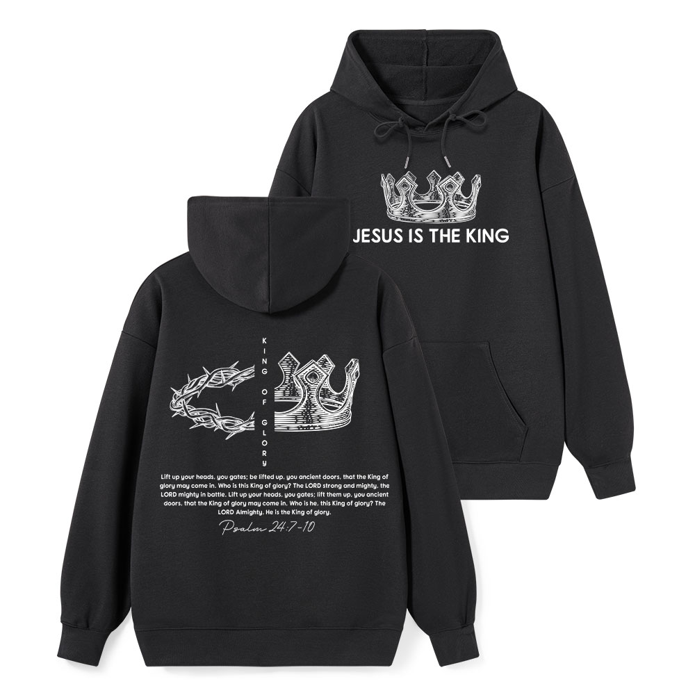 King Of Glory Classic Christian Hoodie